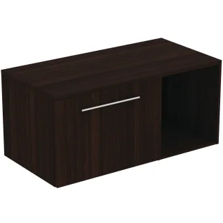 Ideal Standard Möbel-Set 100cm i.life B 1 Auszug 1 off.Fach Gr.Chrom Coffee Oak, T5755NW T5755NW