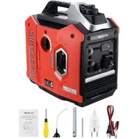 oyajia Stromerzeuger 4-Takt-Motor leise benzin Stromerzeuger, Tragbarer Inverter Generator, 2,2 in kW, 79,8 cm³, Benzin Generator 230V Steckdose für Camping und Wohnmobile