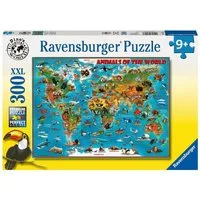 Ravensburger Puzzle Tiere rund um die Welt 300p, 200 Puzzleteile