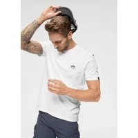 Alpha Industries Rundhalsshirt BASIC T SMALL LOGO Baumwolle, regular fit