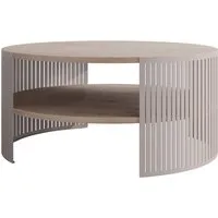 MIRJAN24 Couchtisch Fikoli Cashmere, 75x75x40 cm, Gestell aus Stahl