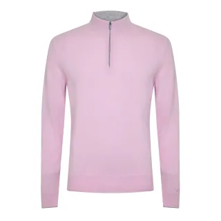 Callaway - Pullover Top für Herren, Reißverschluss (Pink)