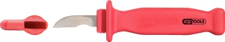 KS Tools Kabel-Abisoliermesser mit Schutzisolierung, 195mm - 117.1395