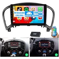 ESSGOO DAB+ Carplay Android 15 Autoradio Für NissanJuke 2011-2016 GPS FM Autoradio (RDS, 4+64GB(optional), Digitalradio (DAB), FM, SWC, Carplay Android Auto Bluetooth EQ USB GPS Navi WIFI Touchscreen)