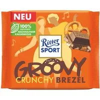 Ritter SPORT Schokolade, Ritter Sport Groovy Crunchy Brezel Milchschokolade und Cornflakes 100g