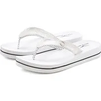 Venice Beach Sandale, Badeschuh, Badelatsche, Flip Flop, Badeschlappe, Pantolette Badezehentrenner Zehentrenner mit wasserabweisender und leichter Sohle VEGAN