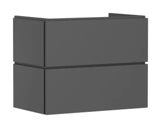 Hansgrohe Waschtischunterschrank Xilesa E 780x470mm 2 SK Waschtisch Schiefergrau matt, 54260760 54260760