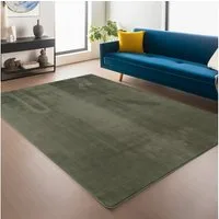 Jimri Teppich Fluffy flauschiger Teppich Läufer Hochwertige Kurzflor Teppich, Rechteckig
