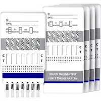 One+Step Drogen-Schnelltest für 7 Drogenarten, 5-tlg.