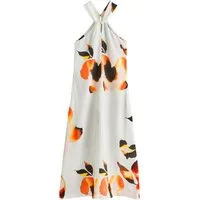 Next Midikleid Neckholder-Midikleid mit Drehdetail (1-tlg)