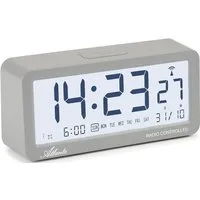 Atlanta Funkwecker 1879-4 Digitalwecker, Schlafzimmer, Wohnzimmer, Büro, Wochentag, Datum