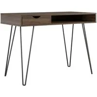 loft24 Schreibtisch Harmony - Arbeitstisch Bürotisch Computertisch PC Tisch Schreibpult, mit Schublade, Hairpin Tischbeine, Breite 78 cm