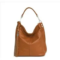 ITALYSHOP24 Schultertasche MADE IN ITALY XL Damen Nappa Leder Handtasche Shopper Umhängetasche, große 3xFach geteiltes Hauptfach, Freizeit Abend Reise Sport Urlaub