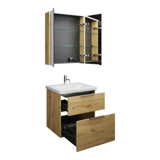 Burgbad SET Eqio Eiche Dekor Urban/Alpinweiss, SFAN065F5662C0001 SFAN065F5662C0001
