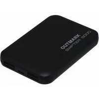 OUTMARK SWIFTER 5.000, 2x USB-A Ausgang, 1x USB-C Eingang zum Laden der Powerbank 5000 mAh, Fast Charge 2 x 2,4A