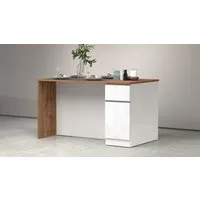 KOCHSTATION Kücheninsel Sole,Kochinsel,Küchenarbeitsblock,Inselküche,Arbeitsinsel, Breite 160 cm mit 2 Türen,2 Schubkästen, Aluminiumgriff