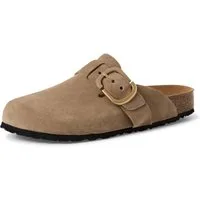 Tamaris Clog, Hausschuh, Schupfschuh, Bequemschuh mit verstellbarer Schnalle