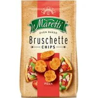 Maretti Knabberei, Maretti Bruschette Chips oven baked Pizza mit Pizzageschmack 150g