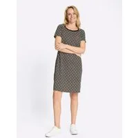 Sieh an! Jerseykleid Jersey-Kleid Kurzarm