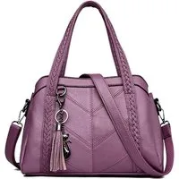 LuxusKollektion Hobo Damen Hobo Schultertasche aus PU-Leder mit Schultergurt