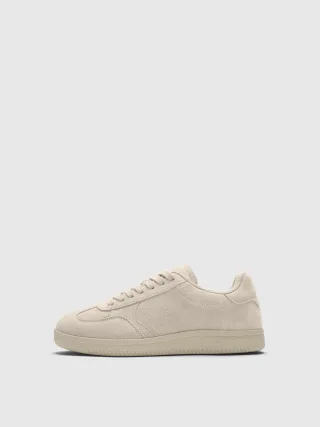 SELECTED WOMEN - SLWFRIDA SUEDE SNEAKER Pure Cashmere - Gr. - 37