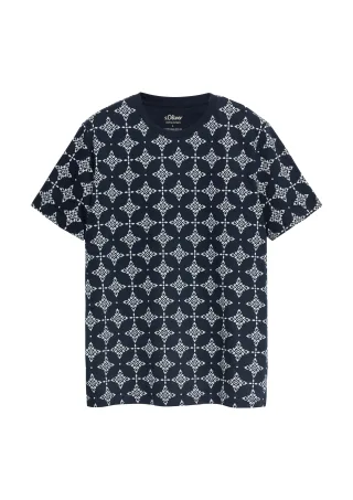 s.Oliver - T-Shirt blau - Gr. - XXL