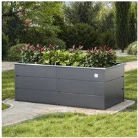 GFP Hochbeet GFP Primeyard LILLY aus feuerverzinktem Stahl 150x75x78 cm, Stahl