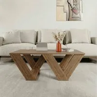 Decortie Couchtisch Pipra, Moderner Couchtisch, 110 x 60 x 40 cm