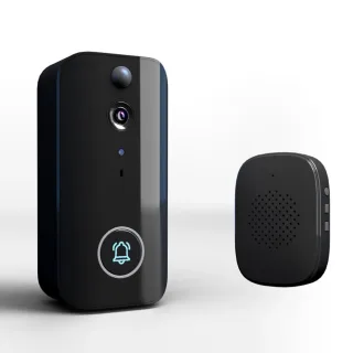 i9 WiFi Visual Doorbell 1MP Camera 120 Degree View Two-Way Talk Motion Detection Night Vision APP Control Long Battery L