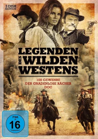 Legenden des Wilden Westens: 100 Gewehre / Der gnadenlose Rächer / Doc [3 DVDs]