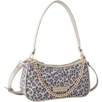 MARCO TOZZI Henkeltasche, Damen Handtasche, Umhängetasche mit eleganter Zierkette