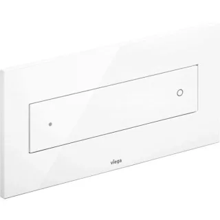 Viega Visign for Style Betätigungsplatte 596743 271x140 x 7 mm, für Unterputz-Spülkasten, Kunststoff weiß
