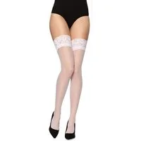 Merry Style Halterlose Strümpfe Damen transparent MS 200 15 DEN