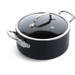 GreenPan Barcelona Pro Kasserolle 24cm Schwarz