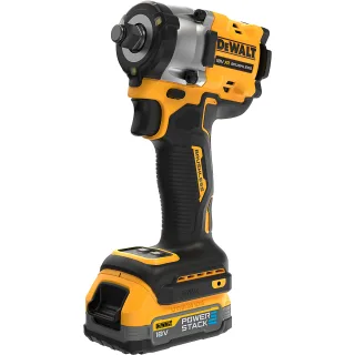 DEWALT Akku-Schlagschrauber 1/2 Zoll XR 18V 406Nm + 2 Powerstack Akku 1,7 Ah + Schnellladegerät - DCF921E2T-QW