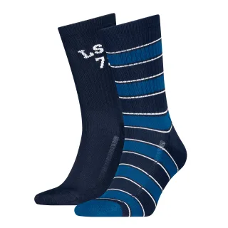 Levis Socken "LEVIS REG CUT RUGBY STRIPE 2P" 2 Stk. tlg. mit angenehm weichem Tragegefühl