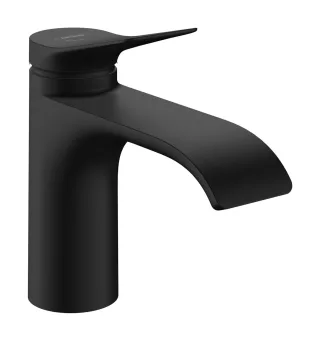 Hansgrohe Waschtischmischer 80 CoolStart Vivenis Zugstangen-Ablaufgarnitur mattschwarz, 75014670 75014670