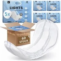 Harmony Care Inkontinenz-Einlage Lights Maxi Night – diskrete Unisex Inkontinenzeinlagen, bei leichter bis mittlerer Blasenschwäche, 60-St., mit Auslaufschutz und Geruchskontrolle