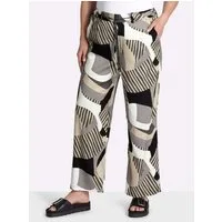 Sheego Jerseyhose Marlenehose normal