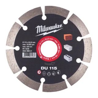 Milwaukee - DIAMANTTRENNSCHEIBE DU115 - 4932399521