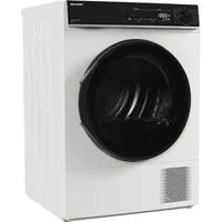 Sharp Wärmepumpentrockner KD-PRO7S7GWD-DE, SoftTouch-Bedienung mit LED-Display, Trommelbeleuchtung, WiFi
