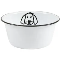 Ib Laursen Futternapf Fressnapf Wassernapf weiß für Hunde Ø17cm Hundenapf