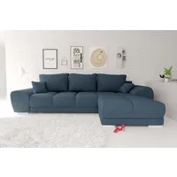 99rooms Ecksofa Antalya, Sofa L-Form, Eckcouch, mit Rückenkissen, Schlaffunktion, Strukturstoff NEVE