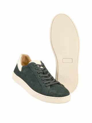 Mey & Edlich Herren Auftritt-Sneaker Blau Obermaterial: Veloursleder