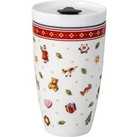Villeroy & Boch Becher Toy's Delight Coffee To Go Becher 0,35 l, Premium Porcelain