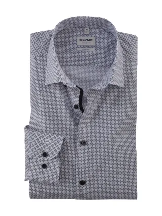 OLYMP - Body fit: Hemd grau - Gr. - 41
