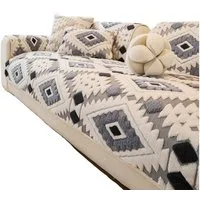 Agger Sofaschoner Weicher Plüsch Sofa Überzug & Sofabezug, Waschbarer Couch, Überzug für Hunde, Rutschfester Haustier Sofa Überwurf