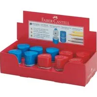 Faber-Castell Anspitzer Dreifachspitzdose Grip 2001 farbig sortiert