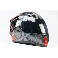 BNO Motorradhelm BNO X6 Integralhelm, mit integrierter Sonnenbrille, ECE R 22-06