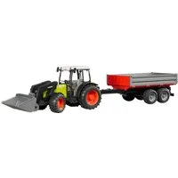 Bruder® Spielzeug-Traktor Claas Nectis 267 F Frontlader mit Bordwandkipper (02112), Made in Europe